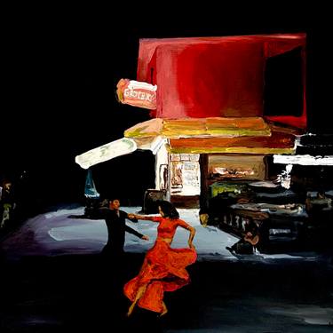 Original Contemporary Cities Painting by Martin Wojnowski