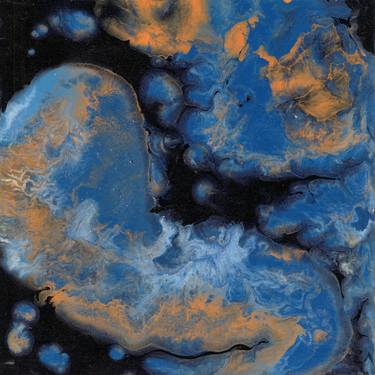 Original Abstract Outer Space Paintings by Olga Zadorozhna