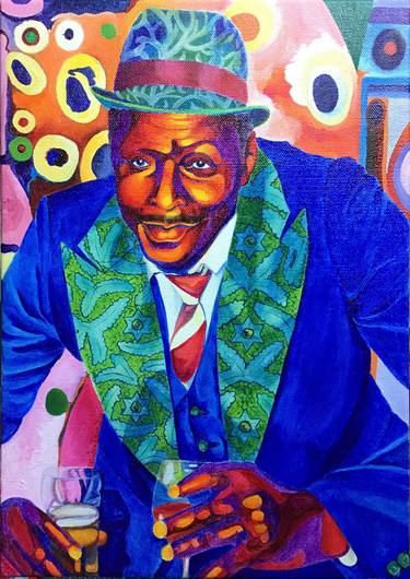Original Contemporary People Painting by Andra Daans