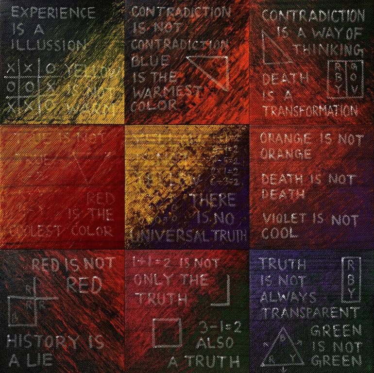 Original Postmodern Language Installation by Tanmoy Mitra