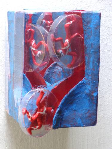 Original Contemporary Outer Space Mixed Media by Miriam Van Zelst