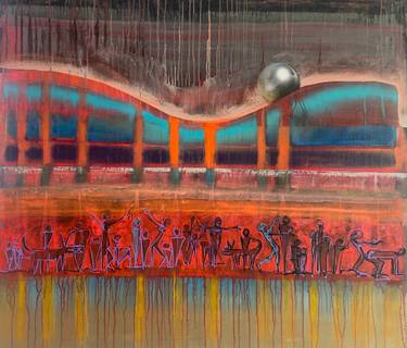 Original Abstract Expressionism Landscape Paintings by Pj Riley