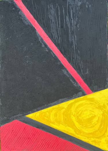 Original Art Deco Abstract Painting by Tatiana Dulac