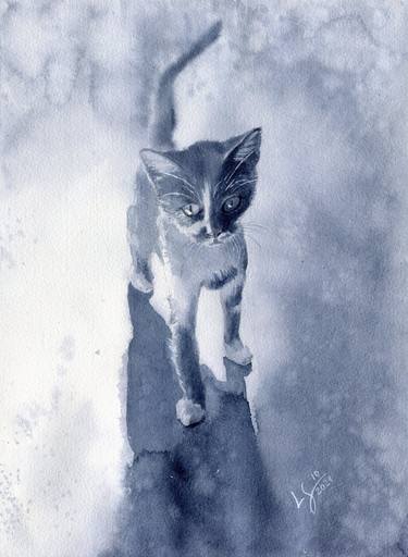 Original Illustration Animal Painting by Svitlana Lagutina