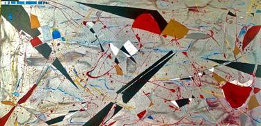 Original Abstract Expressionism Outer Space Painting by Dariana Arias