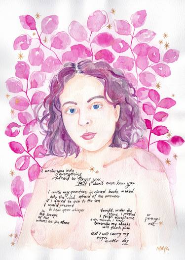 Original Figurative People Painting by Maya Mulvey-Santana