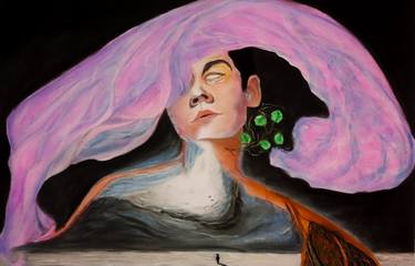 Original Abstract People Drawings by Luis Key