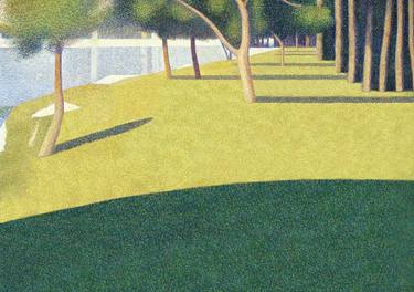 Original Surrealism Nature Printmaking by Dent-De-Lion Du Midi