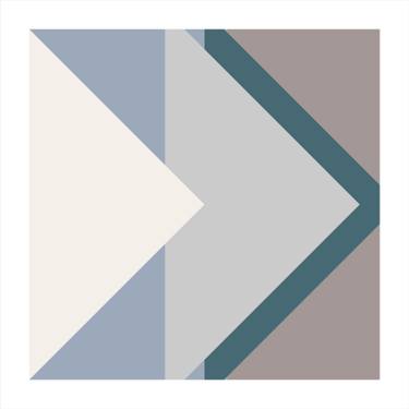 Original Contemporary Geometric Printmaking by Marcio Pontes