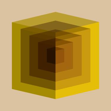 Original Contemporary Geometric Printmaking by Marcio Pontes