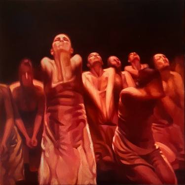 Original Realism People Painting by Anna Bembenek
