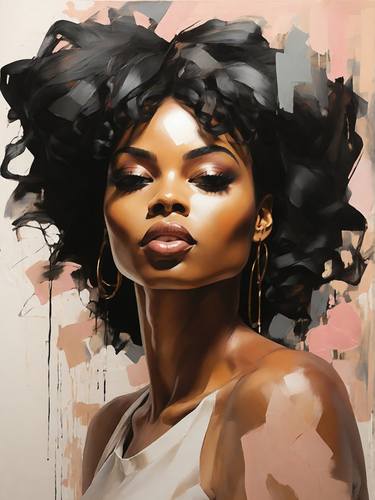 Original Abstract Women Digital by Mauricio Fraga