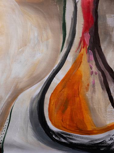 Original Abstract Expressionism Abstract Painting by Iuliia Kononenko