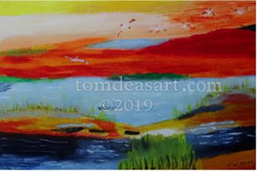 Original Fine Art Landscape Painting by Tom Deas