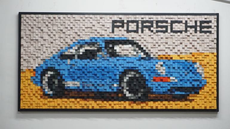 Original Modern Automobile Sculpture by Arda Ihsan  Beyhan Esra 