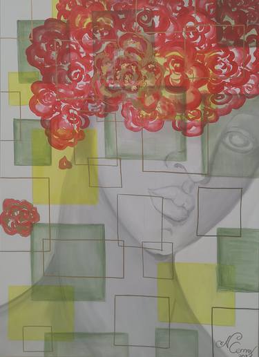 Original Abstract Expressionism Classical mythology Paintings by Natalya Cernov