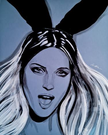 Original Figurative Fashion Paintings by Gilles Leblu