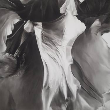 Original Abstract Botanic Painting by Anna Cholak