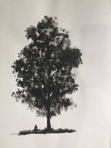 Print of Impressionism Tree Paintings by Christel Lustre