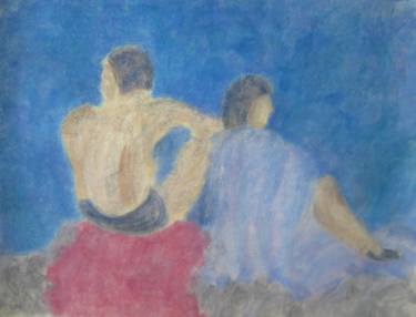 Original Figurative People Drawing by Alex Zeman