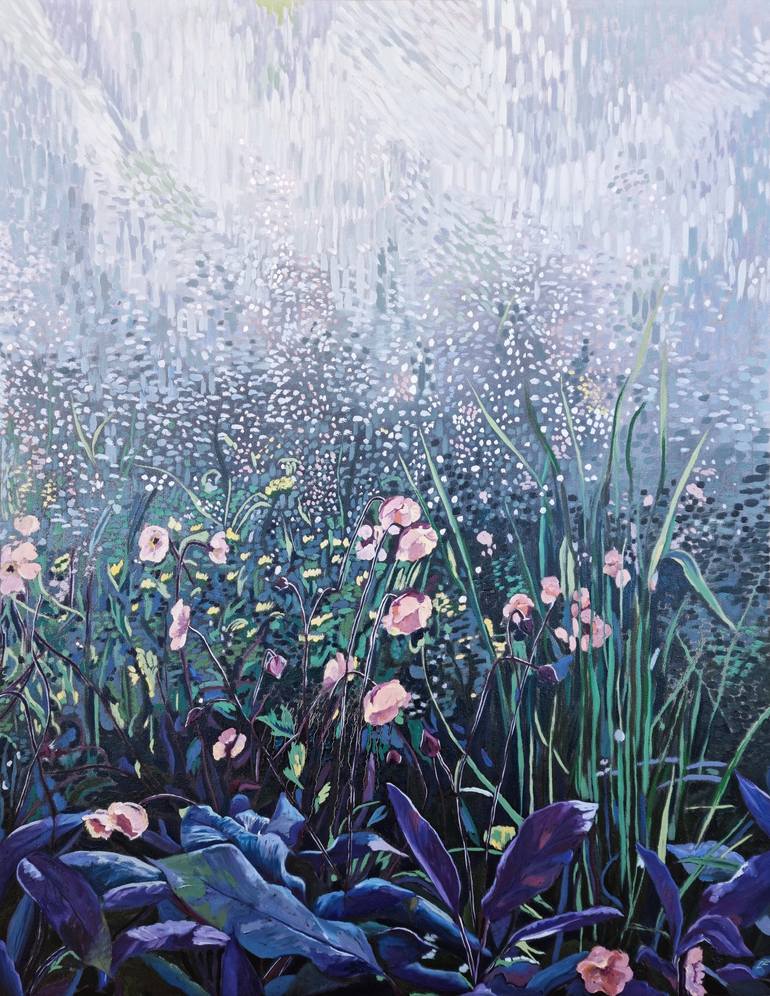 Print of Impressionism Botanic Paintings by Zulfiya Mukhamadeyeva