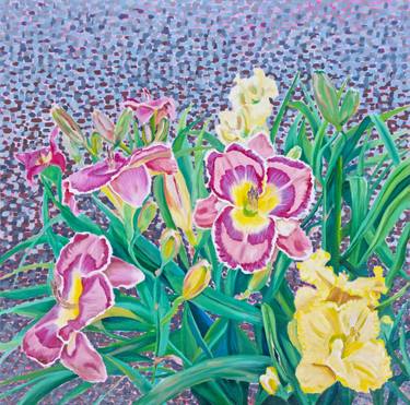 Original Realism Botanic Drawings by Zulfiya Mukhamadeyeva