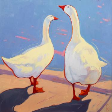 Original Figurative Animal Painting by Polina Raskolnikova
