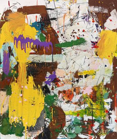 Original Abstract Expressionism Abstract Painting by John Petter