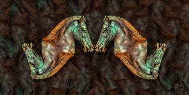 Original Abstract Expressionism Horse Photography by Erkan Cerit