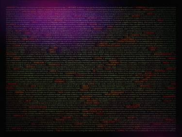 Print of Abstract Expressionism Typography Digital by Erkan Cerit