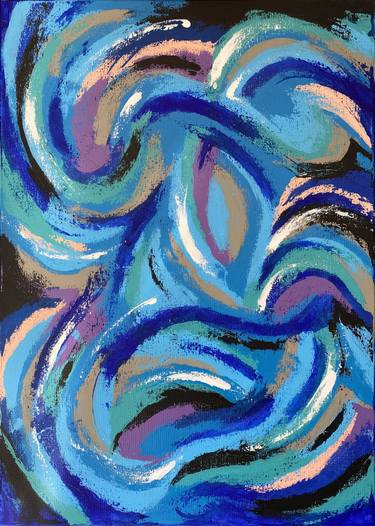 Original Abstract Expressionism Abstract Painting by James Penrose