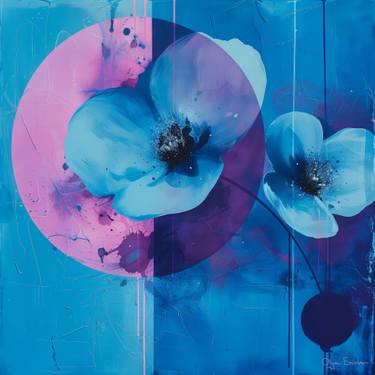 Original Abstract Botanic Digital by Olya Enina