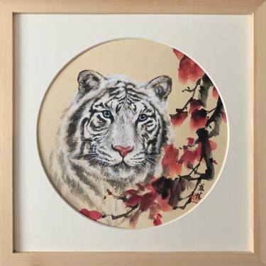 Original Expressionism Animal Painting by Fiona Sheng