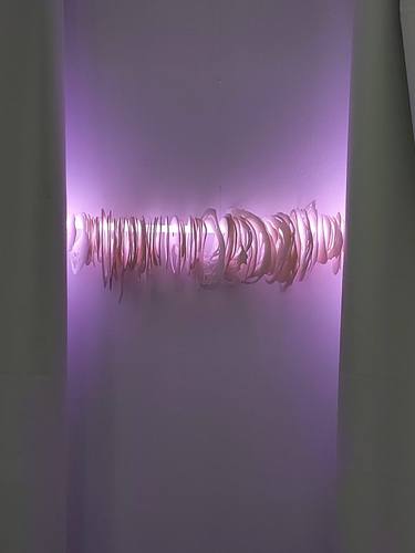 Original Abstract Wall Installation by Astrid De Deyne