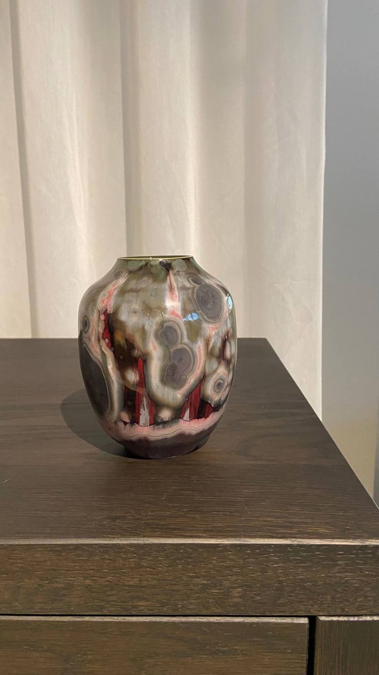 Original Art Deco Abstract Sculpture by Astrid De Deyne