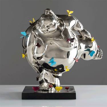 Original Figurative People Sculpture by Monica Foglia