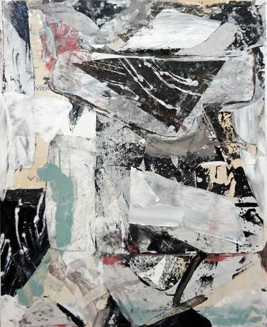 Original Abstract Expressionism Abstract Collage by Matthew Dibble