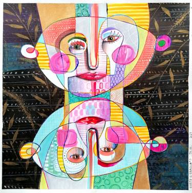 Original Surrealism People Painting by Emanuele Bevilacqua