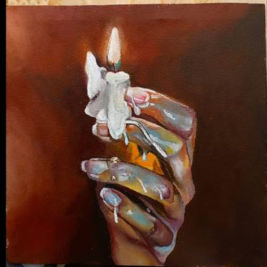 Original Expressionism Still Life Painting by Sarooshay Iqbal