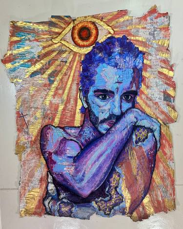 Original Conceptual People Mixed Media by Cosmo Bertollini