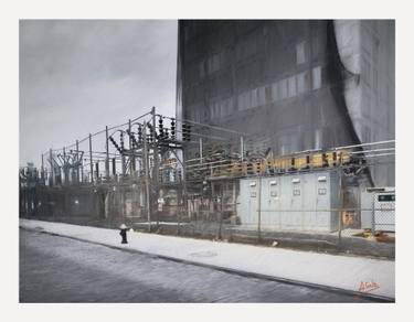 Original Photorealism Architecture Mixed Media by Alejandro Sala