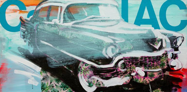 Print of Street Art Car Paintings by Stephan Geisler