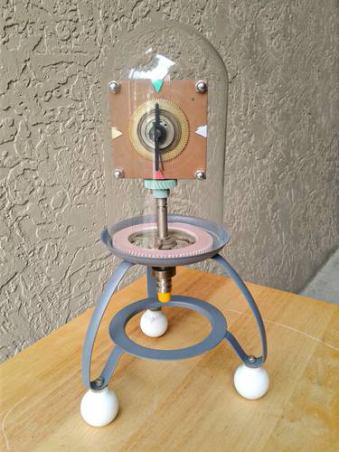 Original Abstract Time Sculpture by Ismael Gonzalez