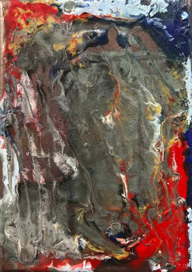 Original Abstract Expressionism Abstract Mixed Media by Nrunser Fine Art