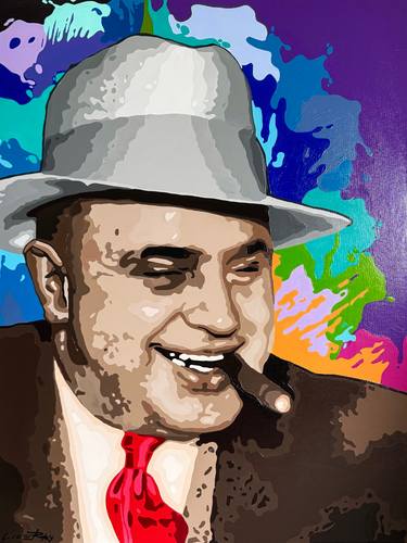 Original Pop Art Pop Culture/Celebrity Painting by Lizerry Art