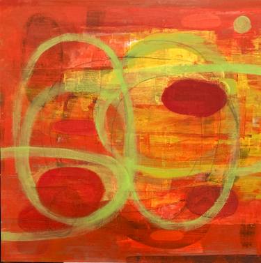 Original Abstract Expressionism Abstract Painting by Laurie Jiobu