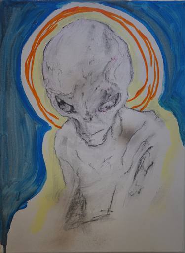 Original Fine Art Outer Space Painting by Craig Poirier
