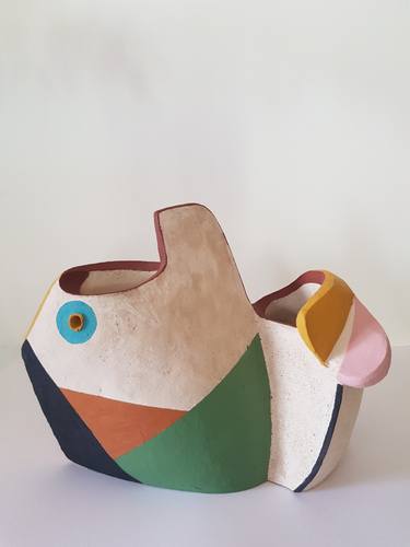 Original Abstract Interiors Sculpture by Simone Cassini