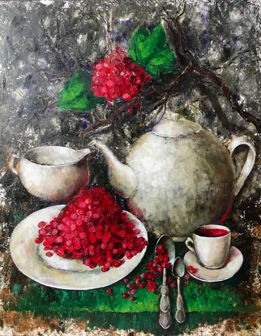 Print of Art Deco Still Life Paintings by Jelena Jelsukova