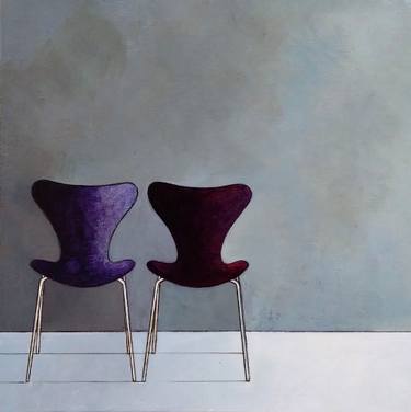 Original Bauhaus Still Life Paintings by Mea N Ambrozo